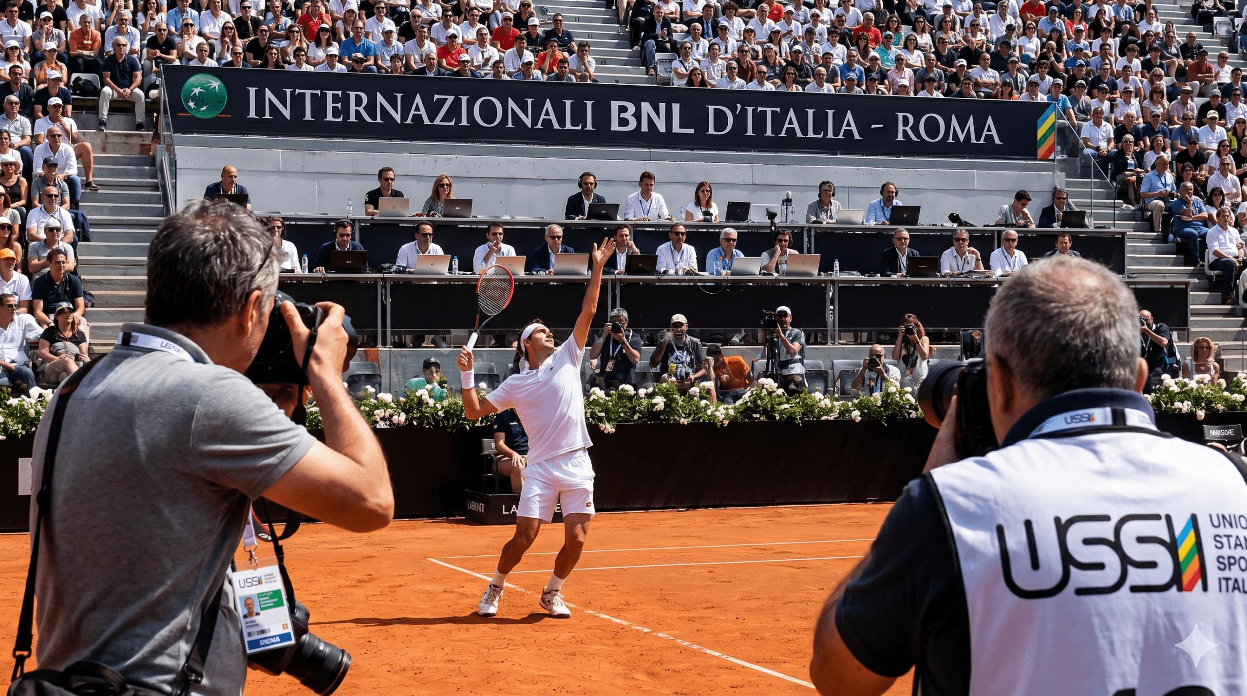 Incontro USSI-Federtennis per gli accrediti degli Internazionali